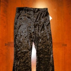 NWT Soft Fuzzy girls pants Size M